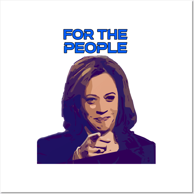 Madam Vice President For the People Wall Art by FasBytes